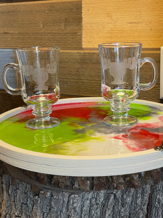 11/9 Holiday Resin Trays and Glass Etching 6:30pm