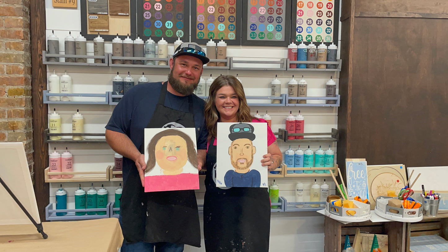 Paint Your Date Workshop for Two: 2/7 at 7pm