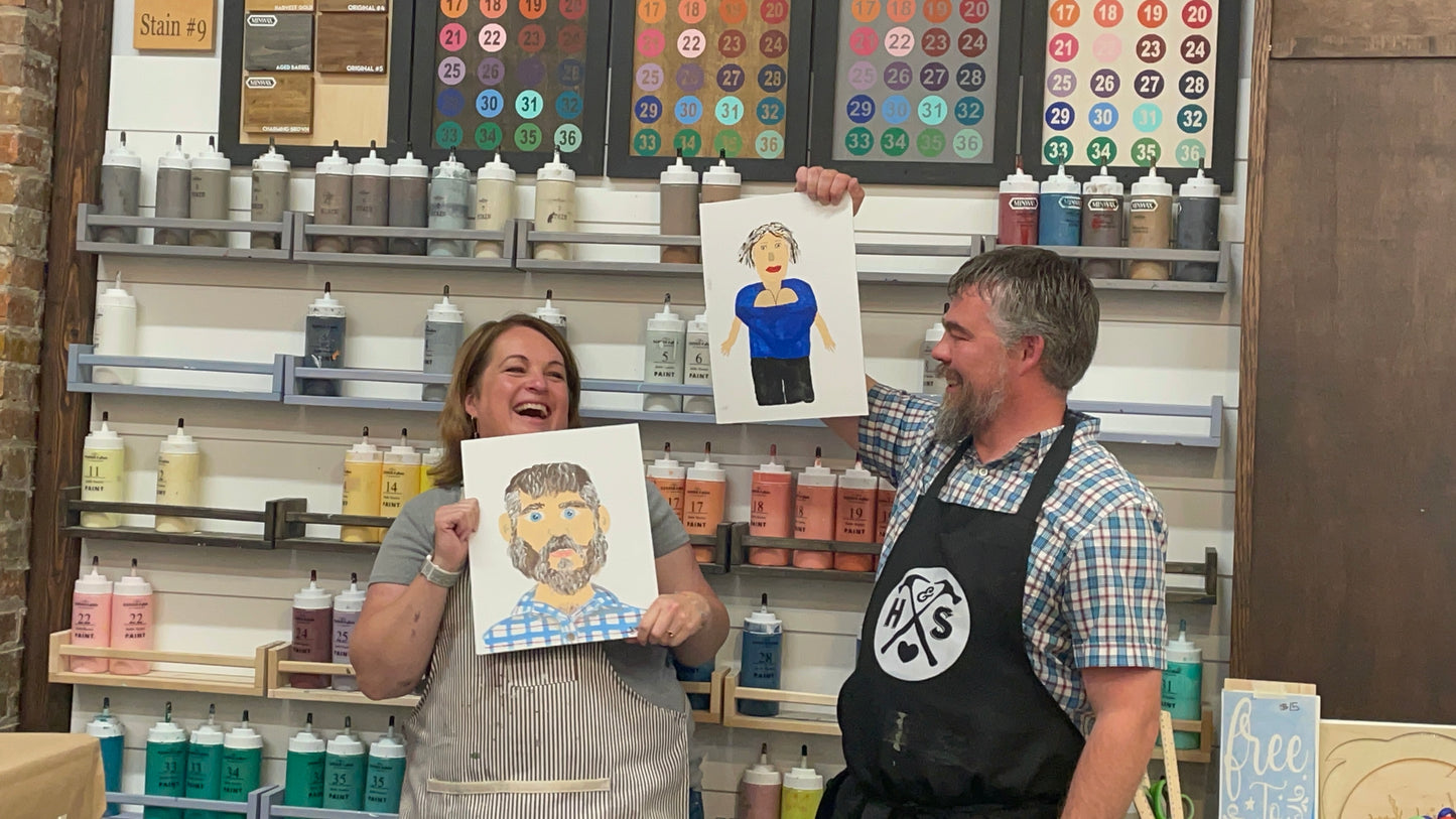 Paint Your Date Workshop for Two: 2/7 at 7pm