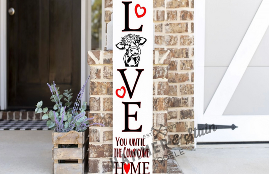 Valentine's Porch Plank