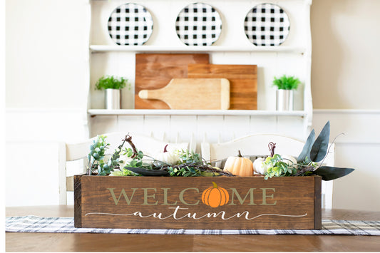 Autumn Themed Centerpiece Boxes