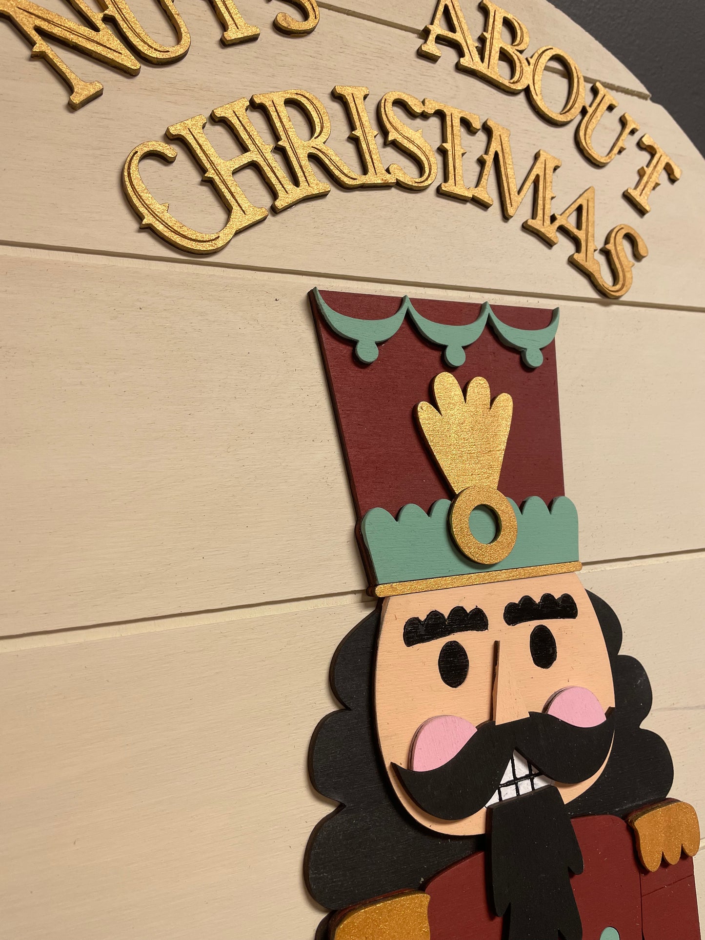 Nuts About Christmas Nutcracker Door Hanger